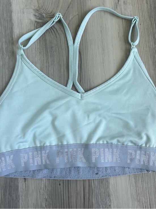 PINK Victoria's Secret Other - PINK Victoria's Secret Mint Light Wireless Bralette with Logo Band